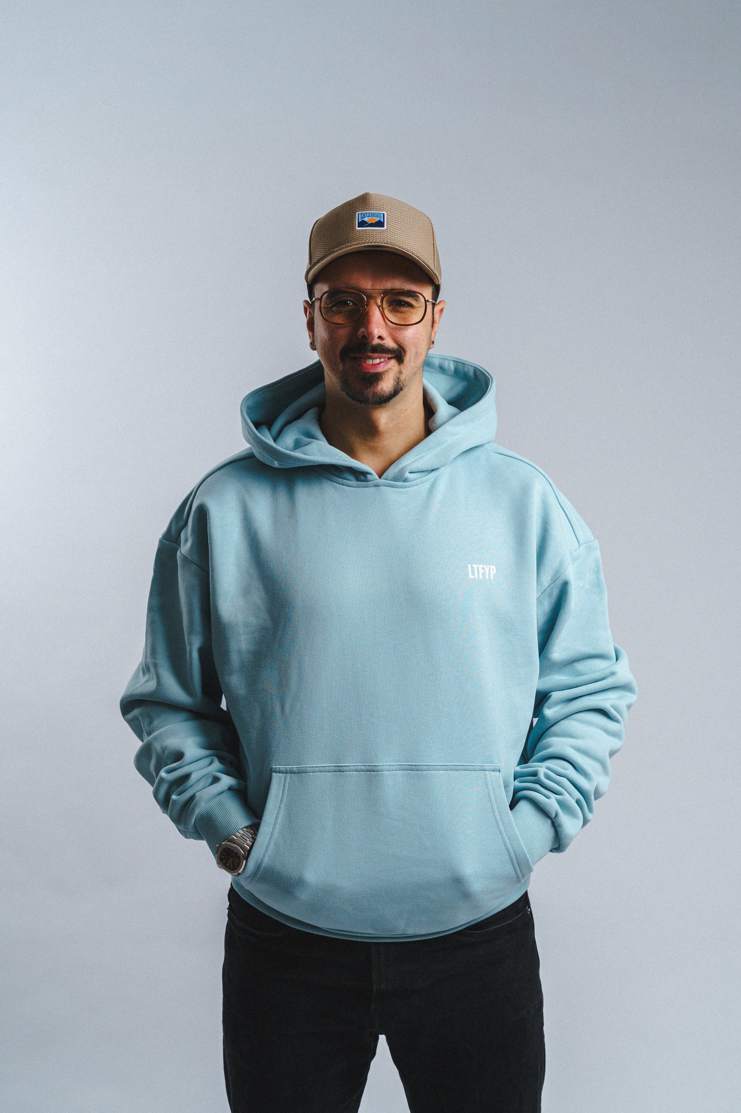 THE Oversized Hoodie - Ocean Blue