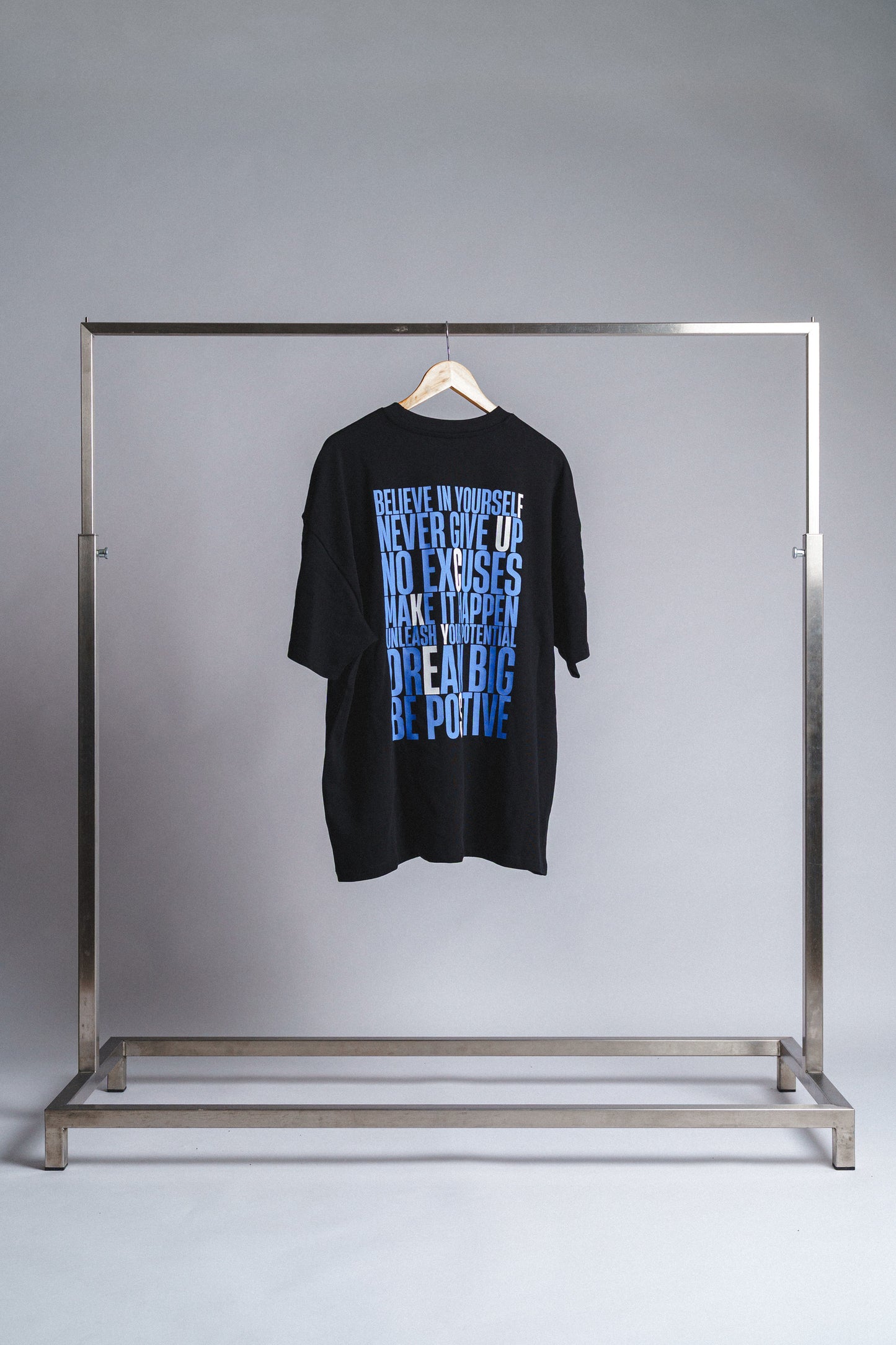 Believe Oversized Tee - Black