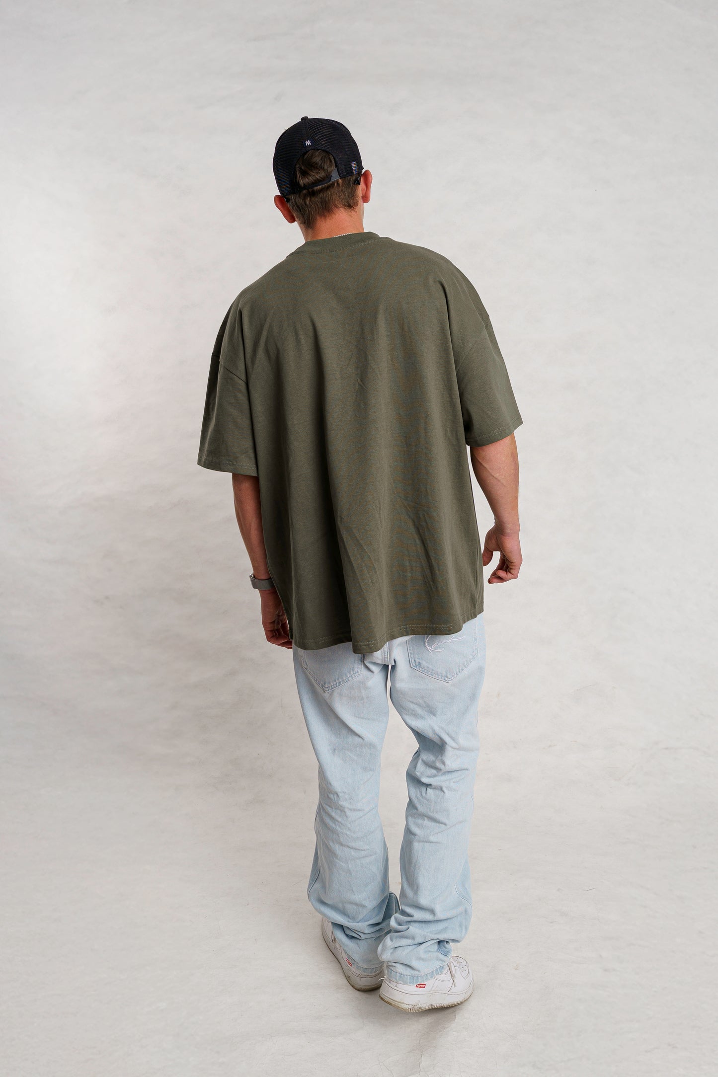 FY Basic Oversized Tee - Olive Green